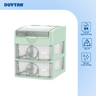 Tủ Tomi nhỏ 3 ngăn DUY TÂN nhựa PP/ABS, tủ mỹ phẩm, tủ văn phòng, mini để bàn tiện lợi