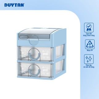 Tủ Tomi nhỏ 3 ngăn DUY TÂN nhựa PP/ABS, tủ mỹ phẩm, tủ văn phòng, mini để bàn tiện lợi