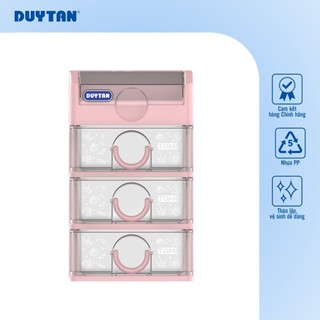 Tủ Tomi nhỏ 4 ngăn DUY TÂN nhựa PP/ABS, tủ mỹ phẩm, tủ văn phòng, mini để bàn tiện lợi