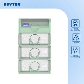 Tủ Tomi nhỏ 4 ngăn DUY TÂN nhựa PP/ABS, tủ mỹ phẩm, tủ văn phòng, mini để bàn tiện lợi