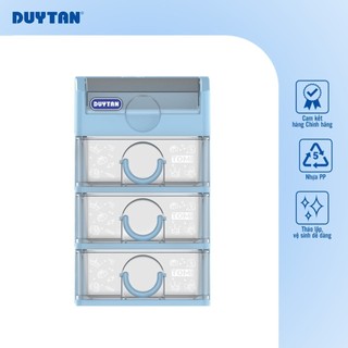 Tủ Tomi nhỏ 4 ngăn DUY TÂN nhựa PP/ABS, tủ mỹ phẩm, tủ văn phòng, mini để bàn tiện lợi
