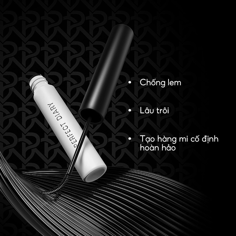 Ảnh Mascara chuốt mi PERFECT DIARY lâu trôi chống thấm nước làm dày và dài mi tự nhiên 2 màu sắc tùy chọn tiện lợi 4.5g 2