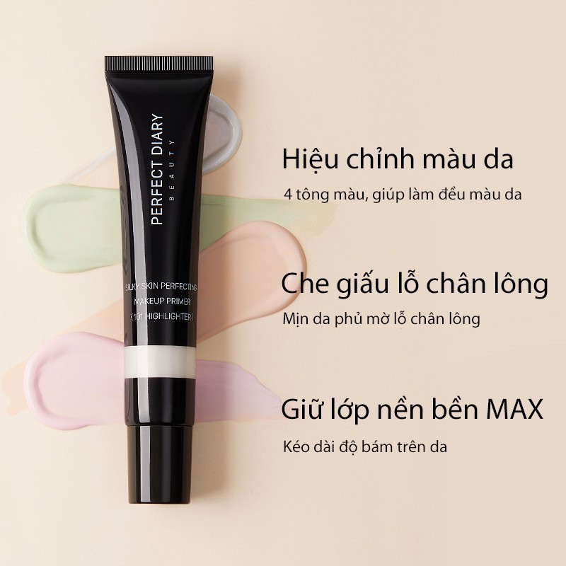 Ảnh Kem lót PERFECT DIARY trang điểm cao cấp hiệu chỉnh màu da che phủ lỗ chân lông 30g 2