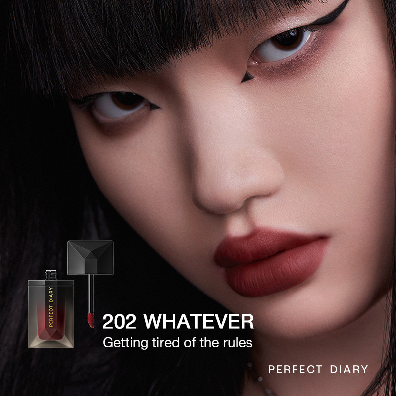 Ảnh Son kem PERFECT DIARY nhiều màu sắc tùy chọn lên màu tốt mỏng nhẹ lâu trôi 4ml 2