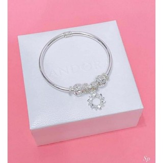 Charm chặn bạc ta 1 hàng đá - jena sliver
