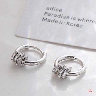 Charm chặn bạc ta 1 hàng đá - jena sliver
