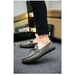 2023 Phong Cách Mới Mùa Hè Giày Nam Tâm Linh Xã Hội Người Thường Ngày Giày Da Nhỏ Slip-On Lazy Peas Phiên Bản Hàn Quốc Giày Hợp Thời Trang