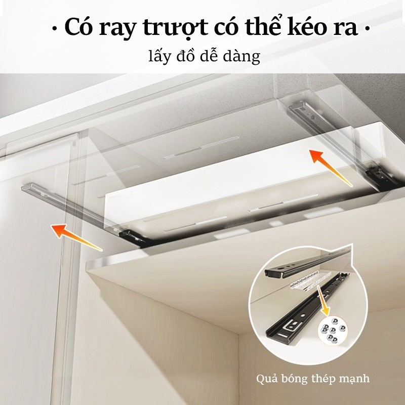 Lifinity Kệ Để Bát Đĩa,Kệ Để Đồ Nhà Bếp,Kệ Chén Có Thể Điều Chỉnh Độ Rộng, Có ray trượt