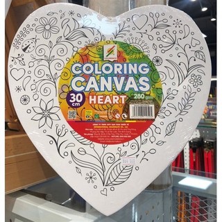 Bảng canvas in trái tim 30cm - COLORMATE