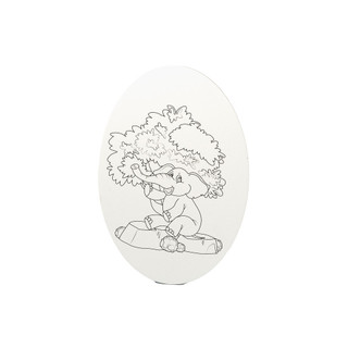 Bảng canvas in oval 20x30cm - COLORMATE
