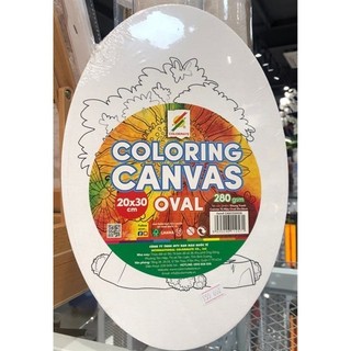 Bảng canvas in oval 20x30cm - COLORMATE