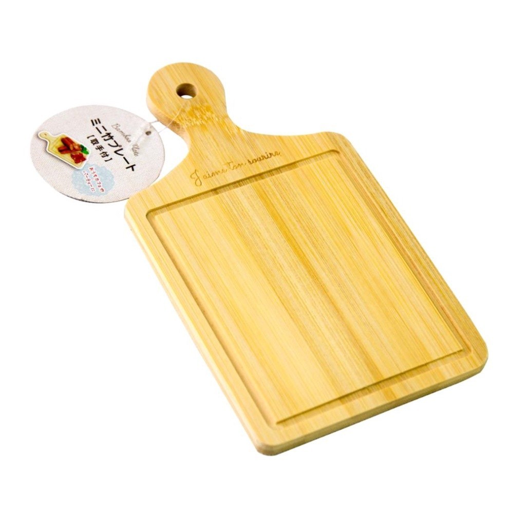 ShipHỏaTốc) ECHO METAL - Thớt Tre Có Cán Cầm, Bamboo Chopping Board, with  Handle (20 x 11 x 0.8cm) | Shopee Việt Nam