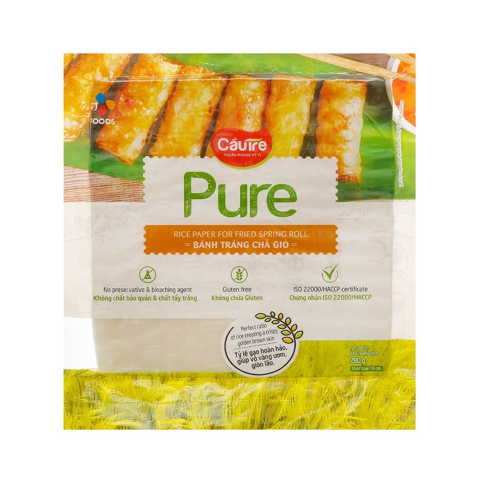 (Ship2h) Bánh Tráng Chả Giò, Pure, Rice Paper for Fried Spring Roll ...