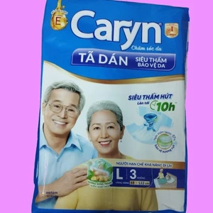1 gói Tã dán caryn size L 3 miếng