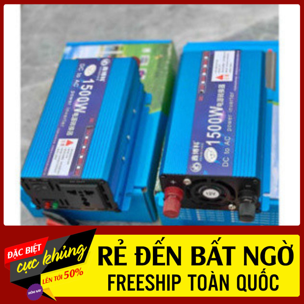 Bộ kích điện inverter 12v lên 220v năng suất 1500w Sin Chuẩn Siêu Bền ...