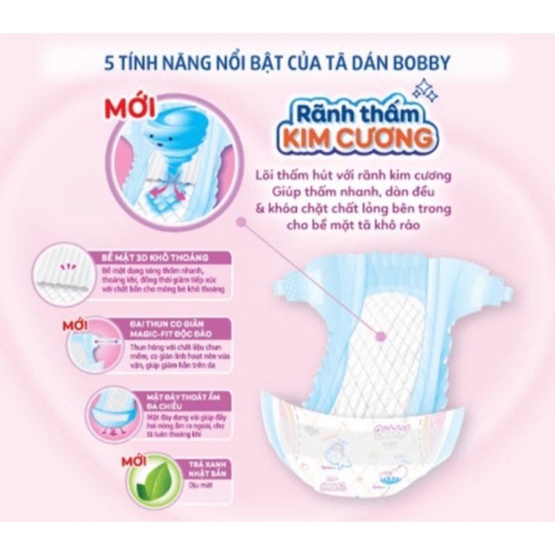 TÃ DÁN BOBBY S80, M76, L68, XL62 miếng