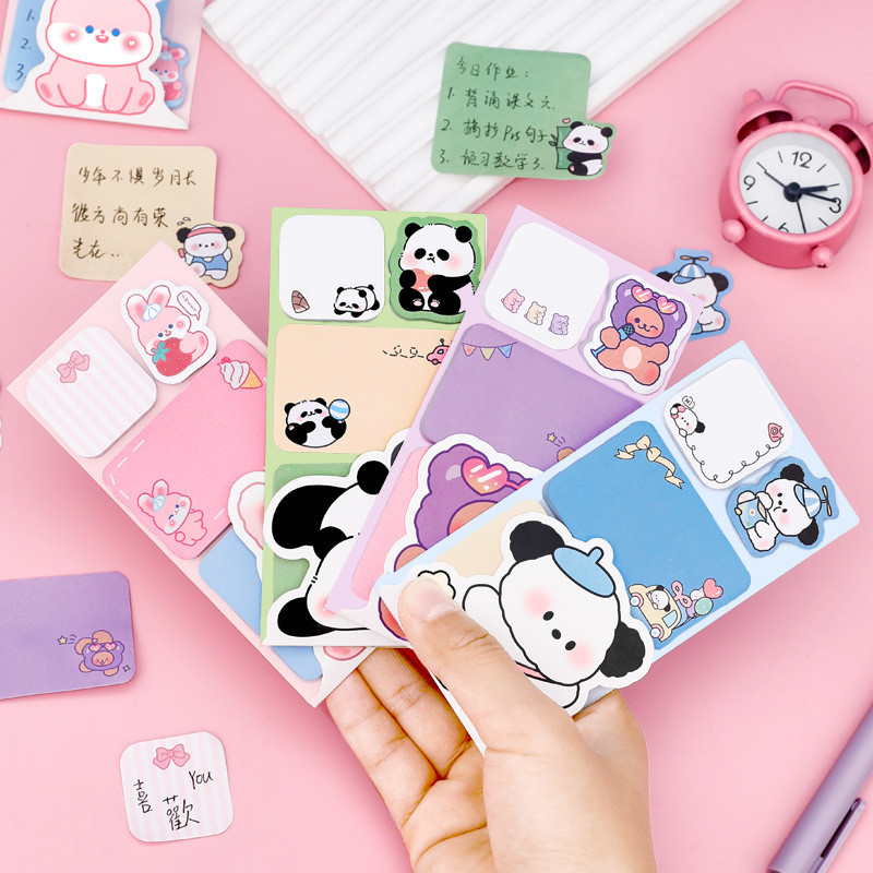 3 Note Ghi Chú Chữ Nhật Động Vật Dễ Thương