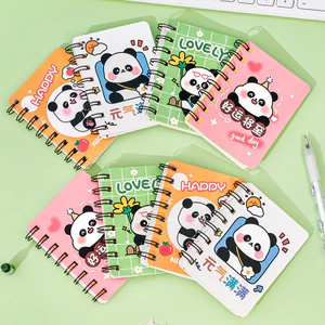 3 Sổ A7 Gấu Trúc Dễ Thương Không Dòng Kẻ