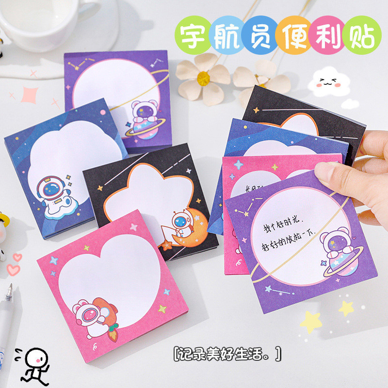 3 Note Ghi Chú Thỏ Gấu Không Gian