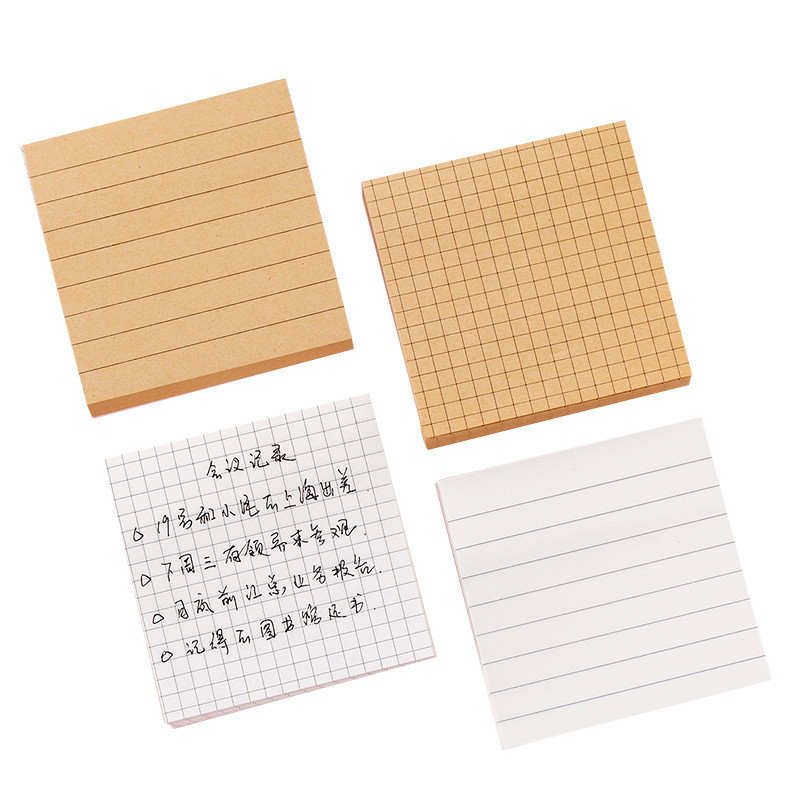 3 Note Ghi Chú Vuông Caro, Dòng Kẻ