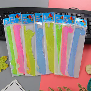 10 Thước Kẻ Mèo/Vịt/Voi/Cá Sấu Động Vật Dễ Thương