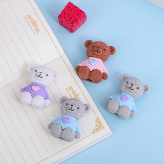 3 Tẩy Gôm Chì Xoá Hình Gấu Trái Tim - Thỏ Hồng VPP