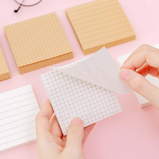 3 Note Ghi Chú Vuông Caro, Dòng Kẻ - Thỏ Hồng VPP