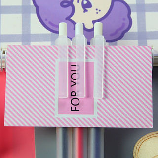 3 Bút Bi Mực Gel Muji Thân Mờ Ngòi 0.5Mm Màu Đen - Thỏ Hồng VPP