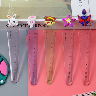 3 Thước Kẻ 3D 12Cm Nhiều Hình Dễ Thương - Thỏ Hồng VPP