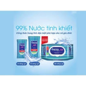 10 gói khăn ướt Fressi Care all chăm sóc gia đình 10 tờ