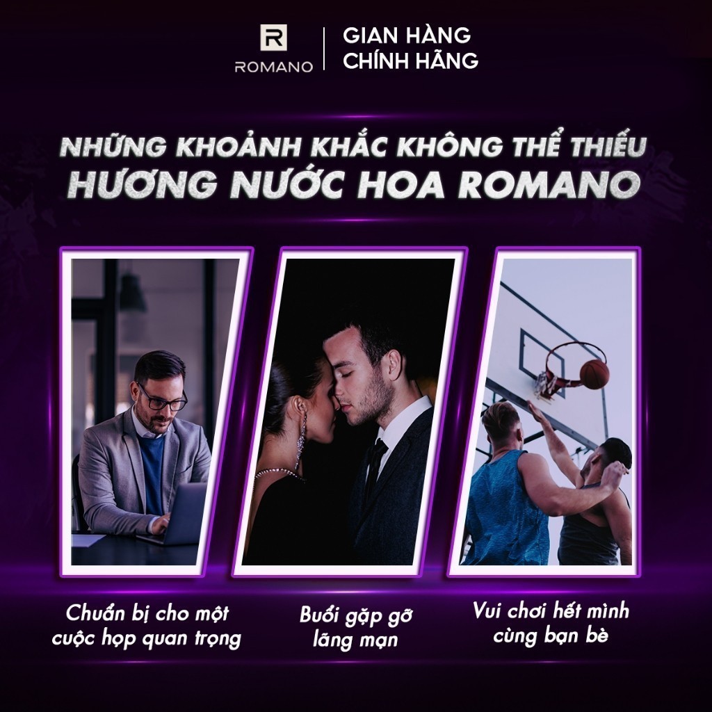 Nước hoa nam Cao Cấp Dành Cho Nam ROMANO EDP URBANE SPIRIT 100ml