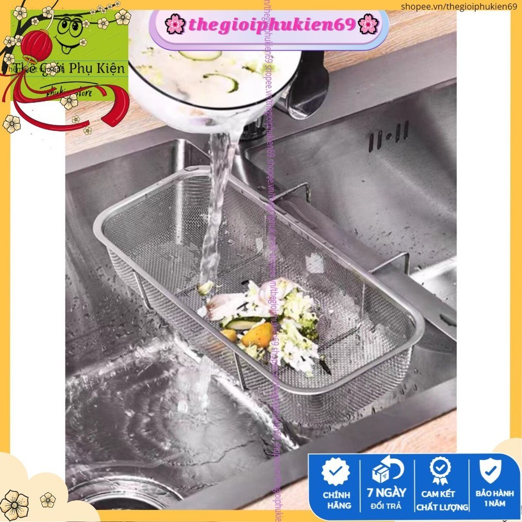 Rổ lọc rác bồn rửa chén ngăn tắc bồn rửa bằng inox ko gỉ 304.ss ...