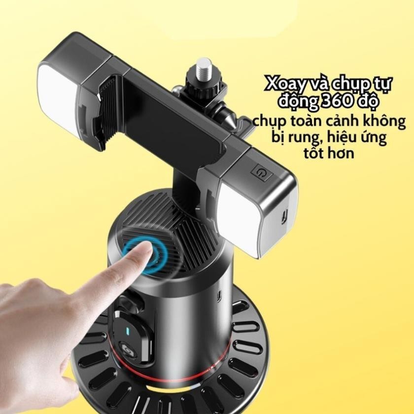 Giá Đỡ Điện Thoại Gimbal Q02  - AI Thông Minh Tự Theo Dõi Khuôn Mặt -Chính Hãng HD Design