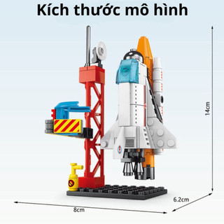 Đồ chơi lắp ghép mô hình technic tàu con thoi, tàu vũ trụ AT 8862 530, Mô hình đồ chơi chi tiết cung cấp bởi Bobo