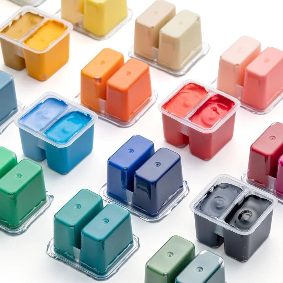 [SIÊU HOT] Bộ màu Gouache Sinh Đôi Himi Twin Split Cup 36/48 Màu