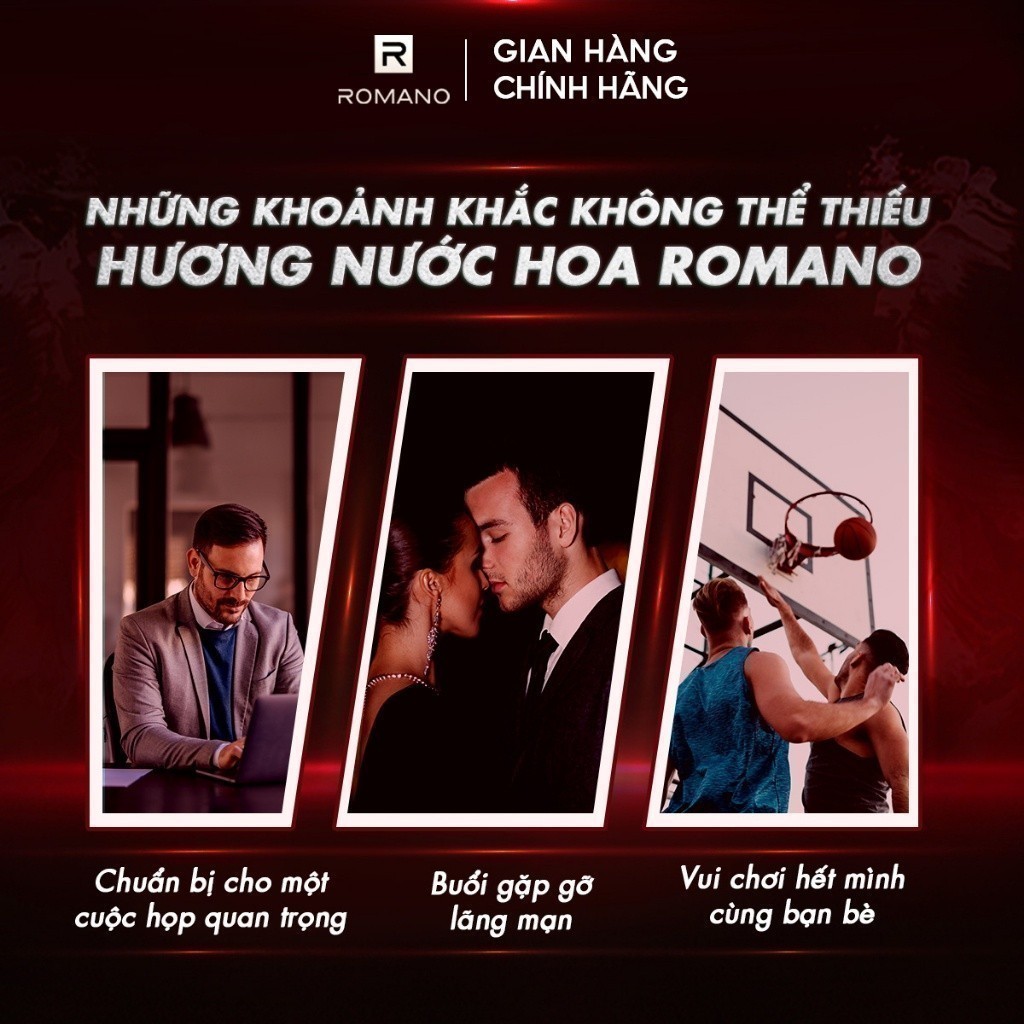 Nước hoa Cao Cấp Dành Cho Nam EDP Romano Giovane / Picco / Grandiose 100ML