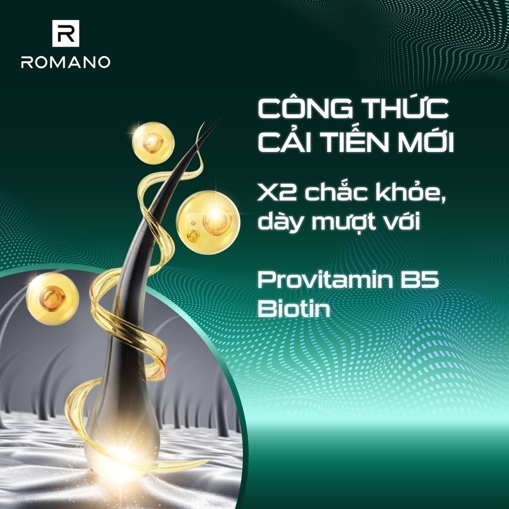 Ảnh Dầu gội nam sạch gàu 5in1 Romano hương nước hoa Classic/ Force/ Attitude 610g / 650g - 3 mùi hương có sẵn 3