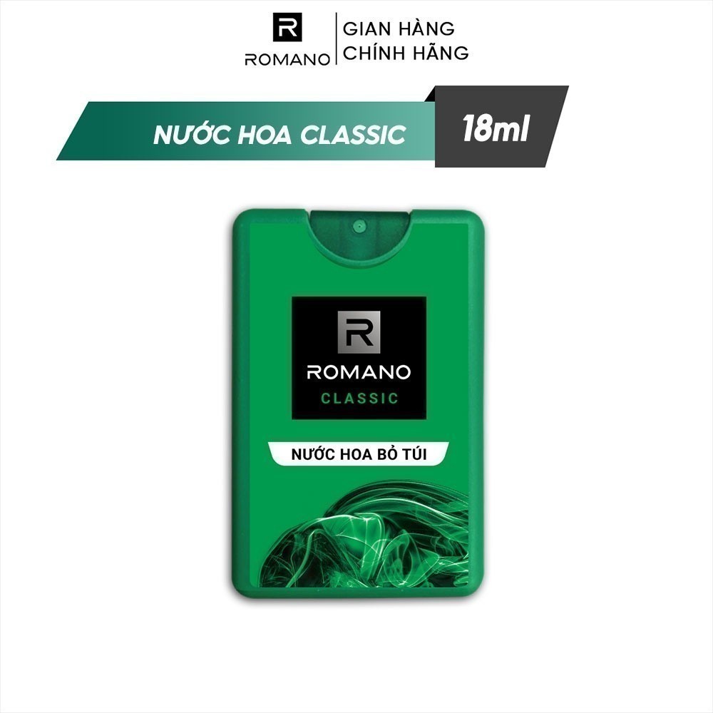 Ảnh Nước hoa nam bỏ túi Romano hương Attitude/Classic/Force/Gentleman 18ml/chai - 4 mùi hương có sẵn 1