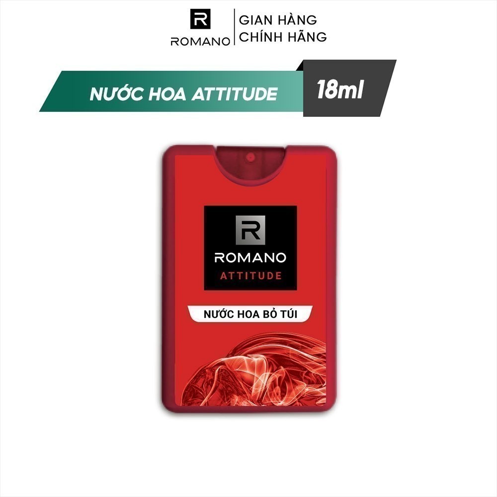 Ảnh Nước hoa nam bỏ túi Romano hương Attitude/Classic/Force/Gentleman 18ml/chai - 4 mùi hương có sẵn 2