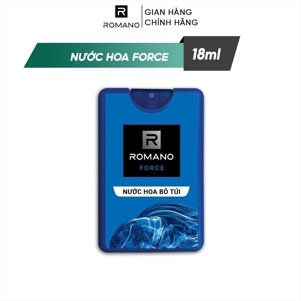 Ảnh Nước hoa nam bỏ túi Romano hương Attitude/Classic/Force/Gentleman 18ml/chai - 4 mùi hương có sẵn 3