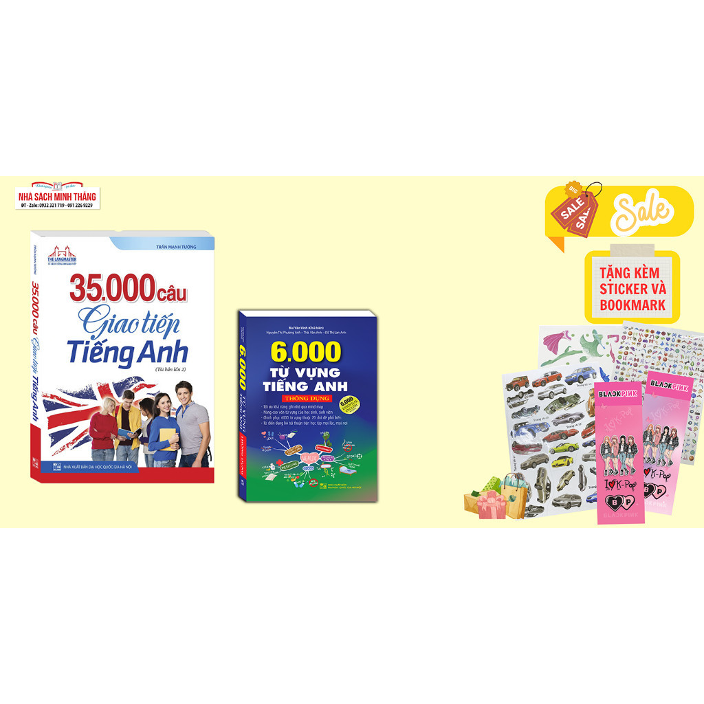 Sách - Combo 2c - 35000 câu giao tiếp tiếng Anh & 6000 từ vựng tiếng ...