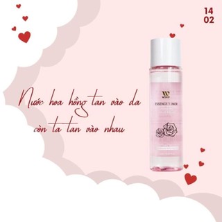 Nước Hoa Hồng Tinh Chất Dưỡng Trắng Da WSKIN Essence Toner 150ml