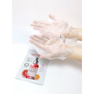 COMBO 10 Mặt nạ làm trắng giảm thâm Wskin whitening premium ampoule mask