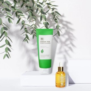 Sữa rửa mặt Trà Xanh WSKIN GREEN TEA FOAM CLEANSER