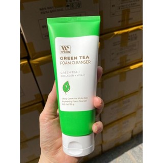 Sữa rửa mặt Trà Xanh WSKIN GREEN TEA FOAM CLEANSER