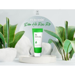 Sữa rửa mặt Trà Xanh WSKIN GREEN TEA FOAM CLEANSER