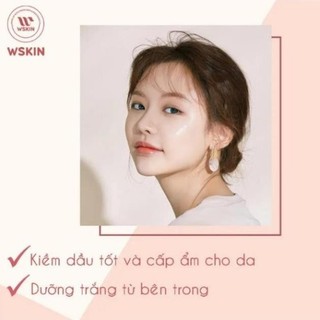 Kem dưỡng trắng Tone-up-mờ nám WSKIN Snowise Brightening Cream