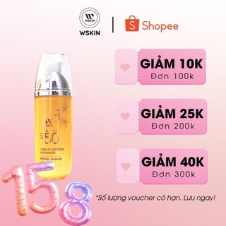 Kem Chống Nắng Trắng Da WSKIN Tone Up Niacinamide SPF50/ PA++++