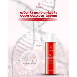 "Nước tây trang dầu COSME 2X PLUS COLLAGEN