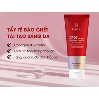 TẨY DA CHẾT TÁI TẠO SÁNG DA CAO CẤP COSME 2X PLUS COLLAGEN